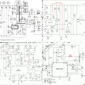 Schematics of laptop power supplies Adapter