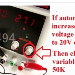 Auto Increase The Voltage Form 10v To 20v