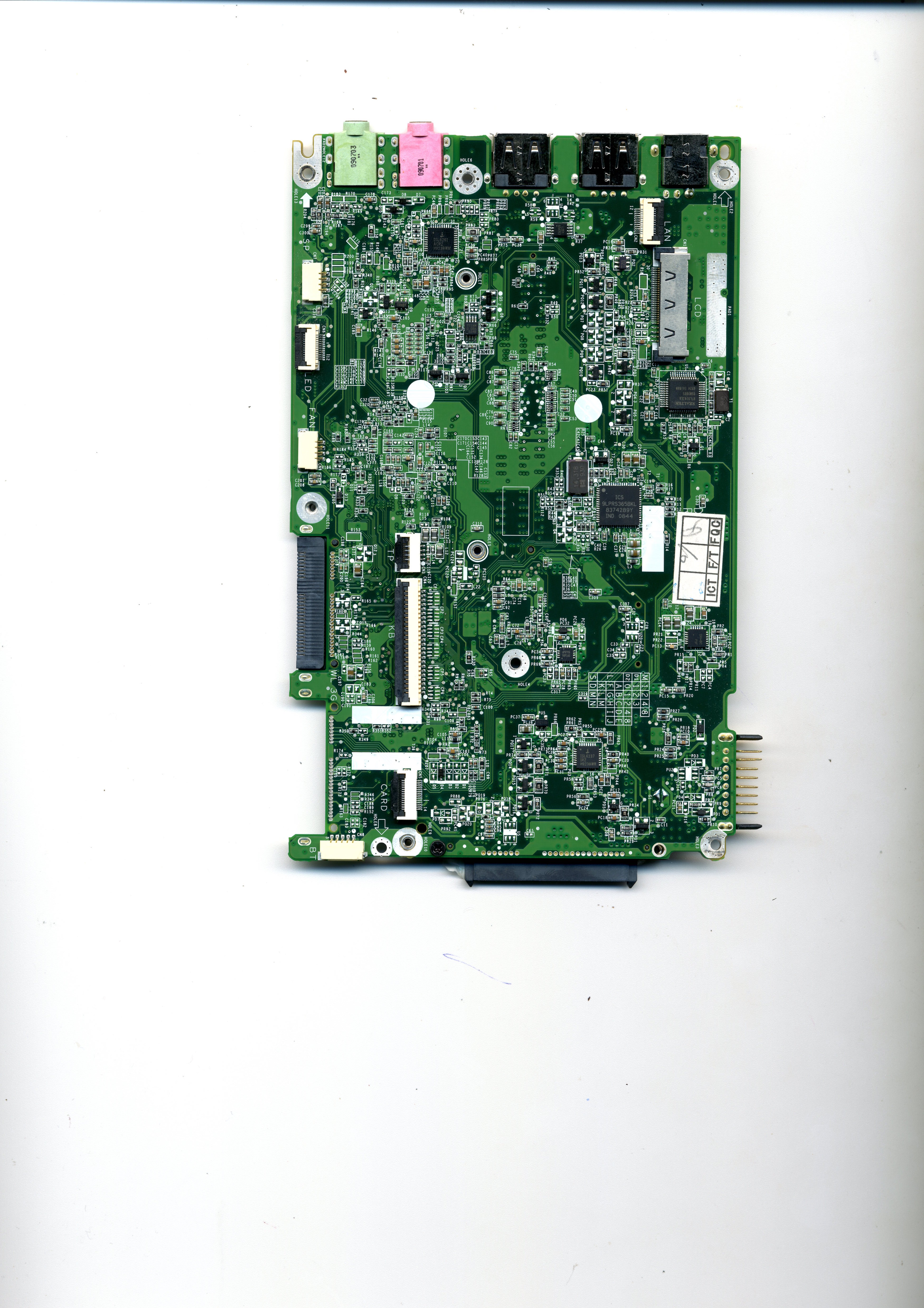 Acer Aspire One A0751h-52Bk Quanta ZA3  DA0ZA3MB6E0 001
