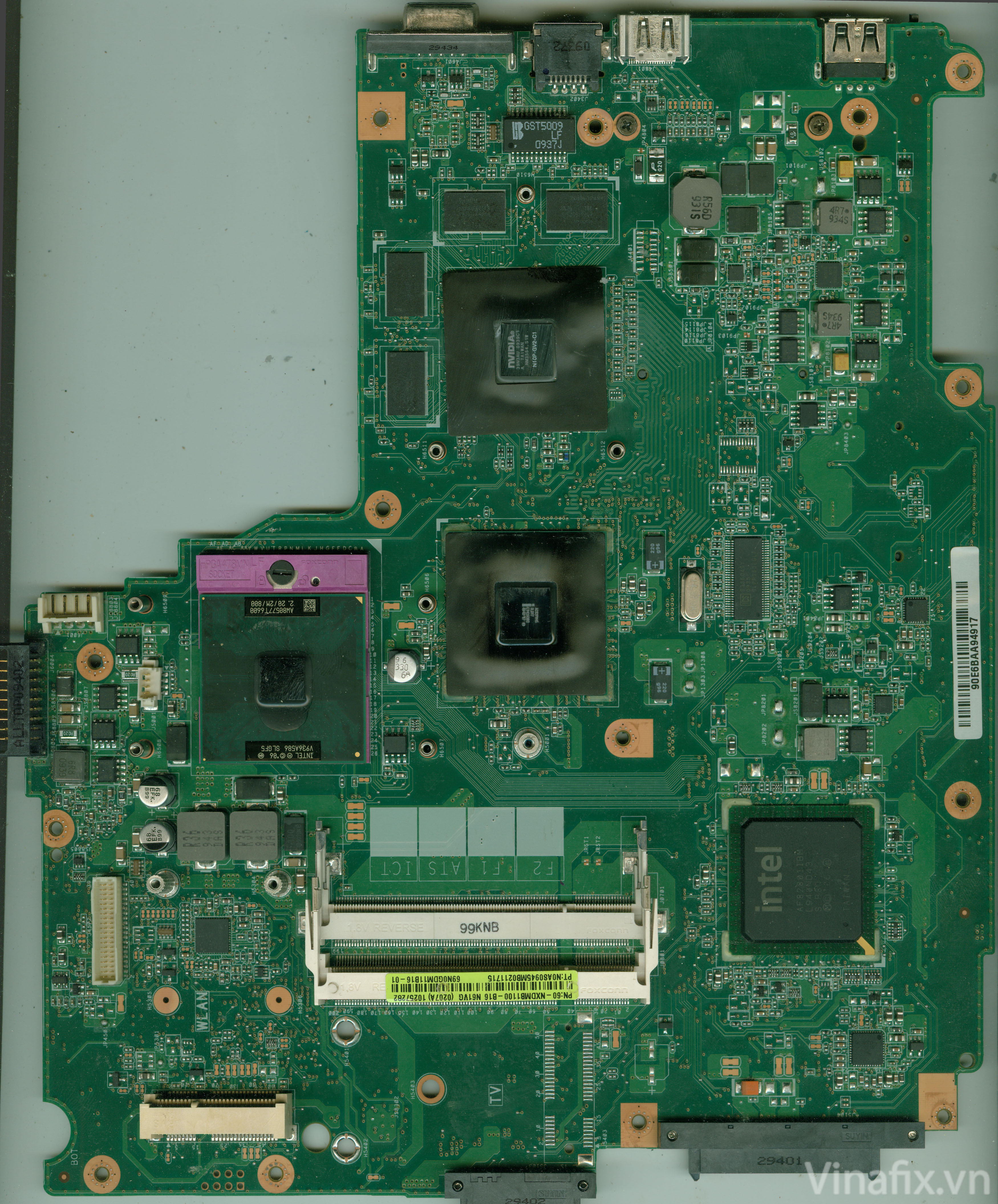 Asus N61VG - N61VG Rev 1.1 (Sticker N61VG) 60-NXDMB1100-B16 001