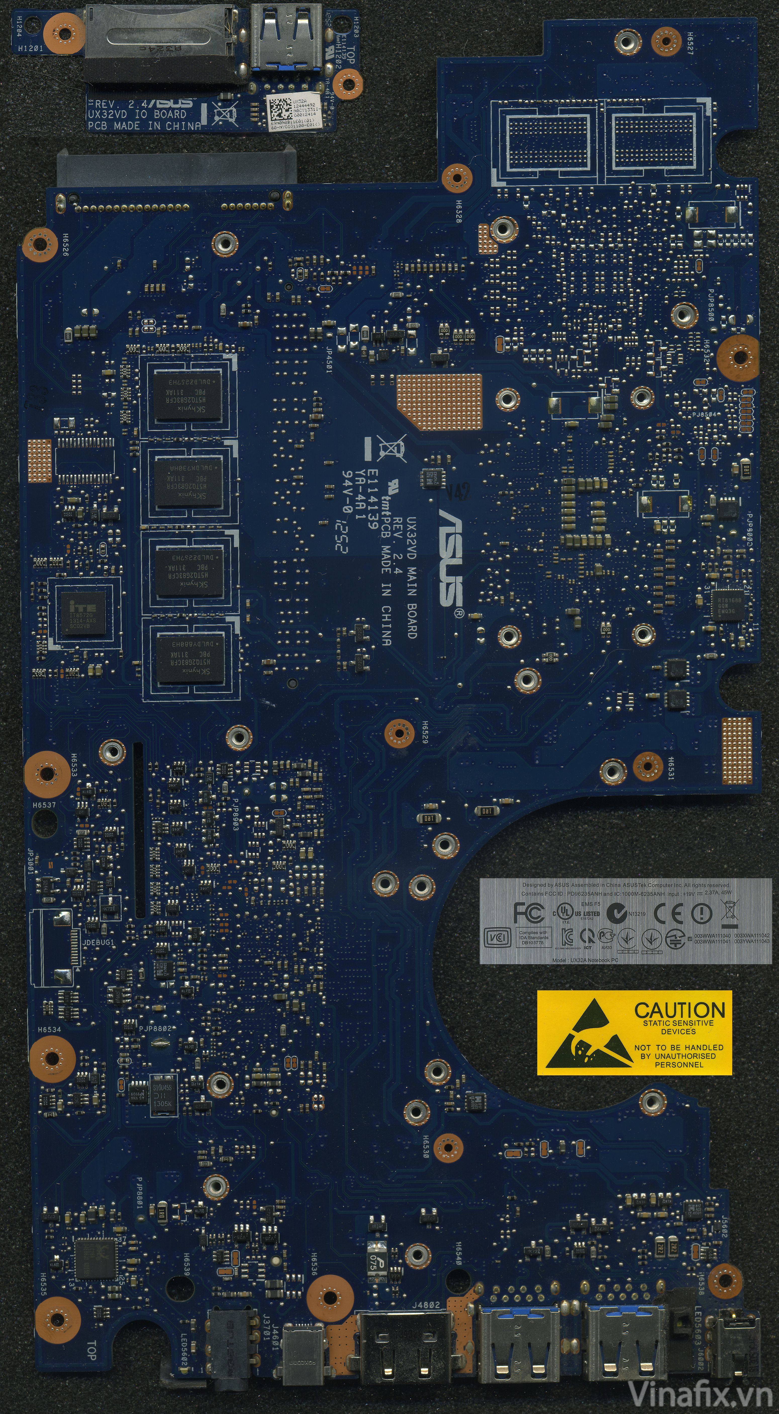 Asus UX32A [ MB UX32VD Rev.2.4 ( Sticker UX32A )]