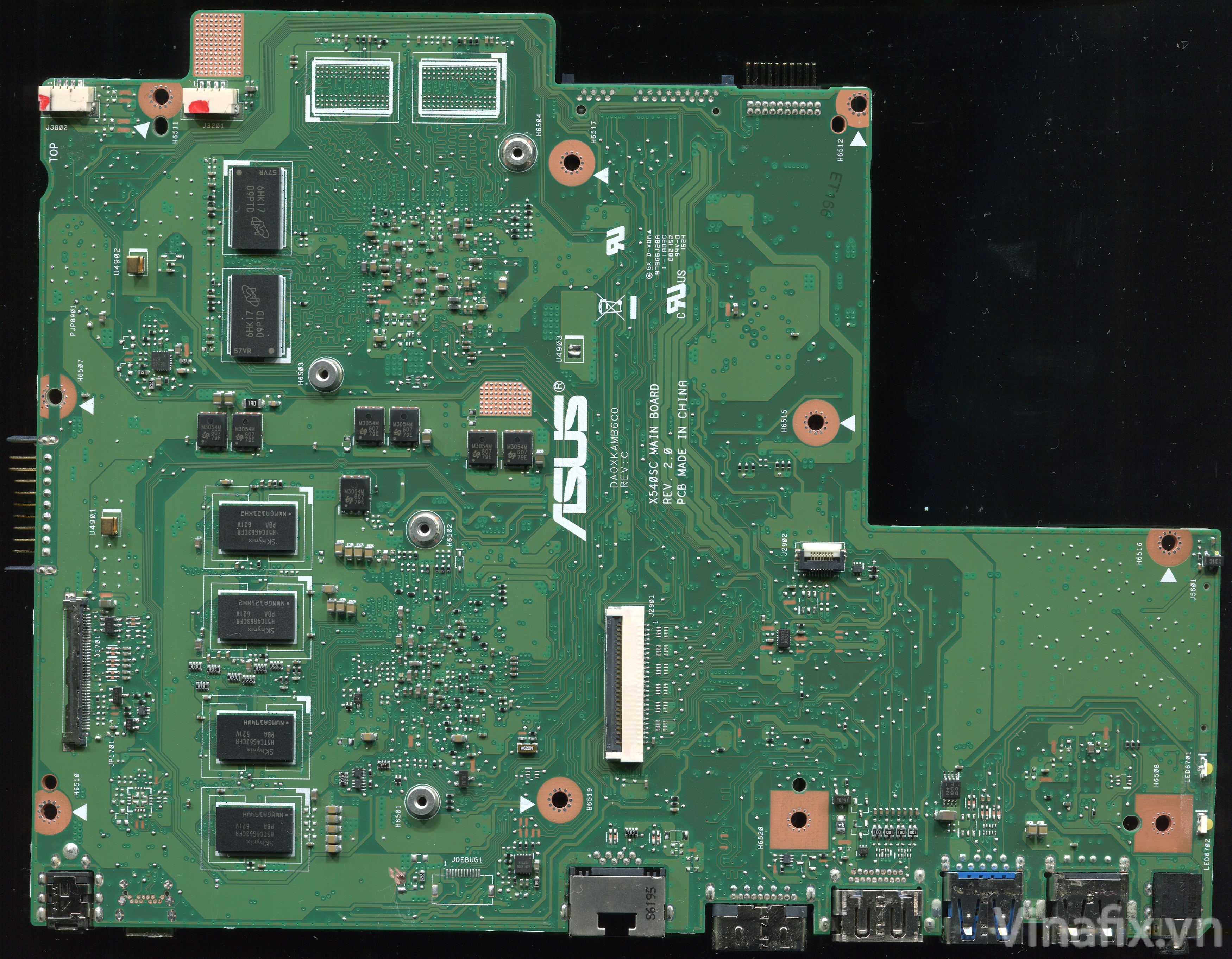 ASUS X540SC MB Rev.2.0 DA0XKAMB6C0 Rev C