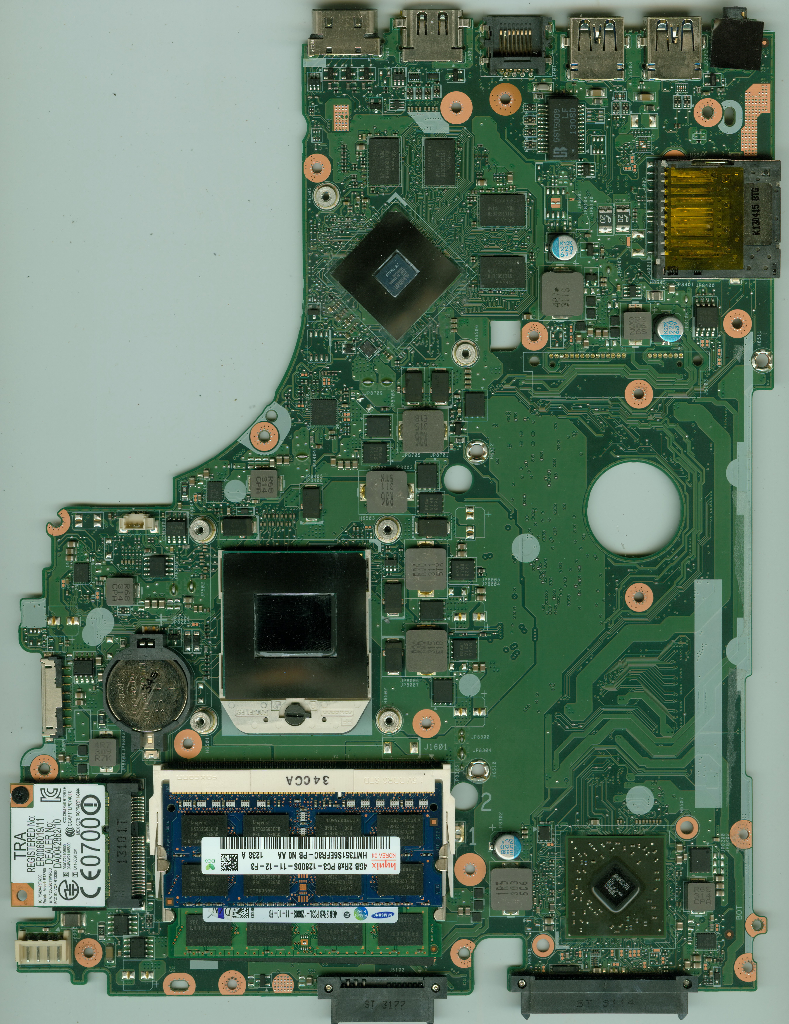 Asus X550D - X750DP MAINBOARD Rev.2.0 001