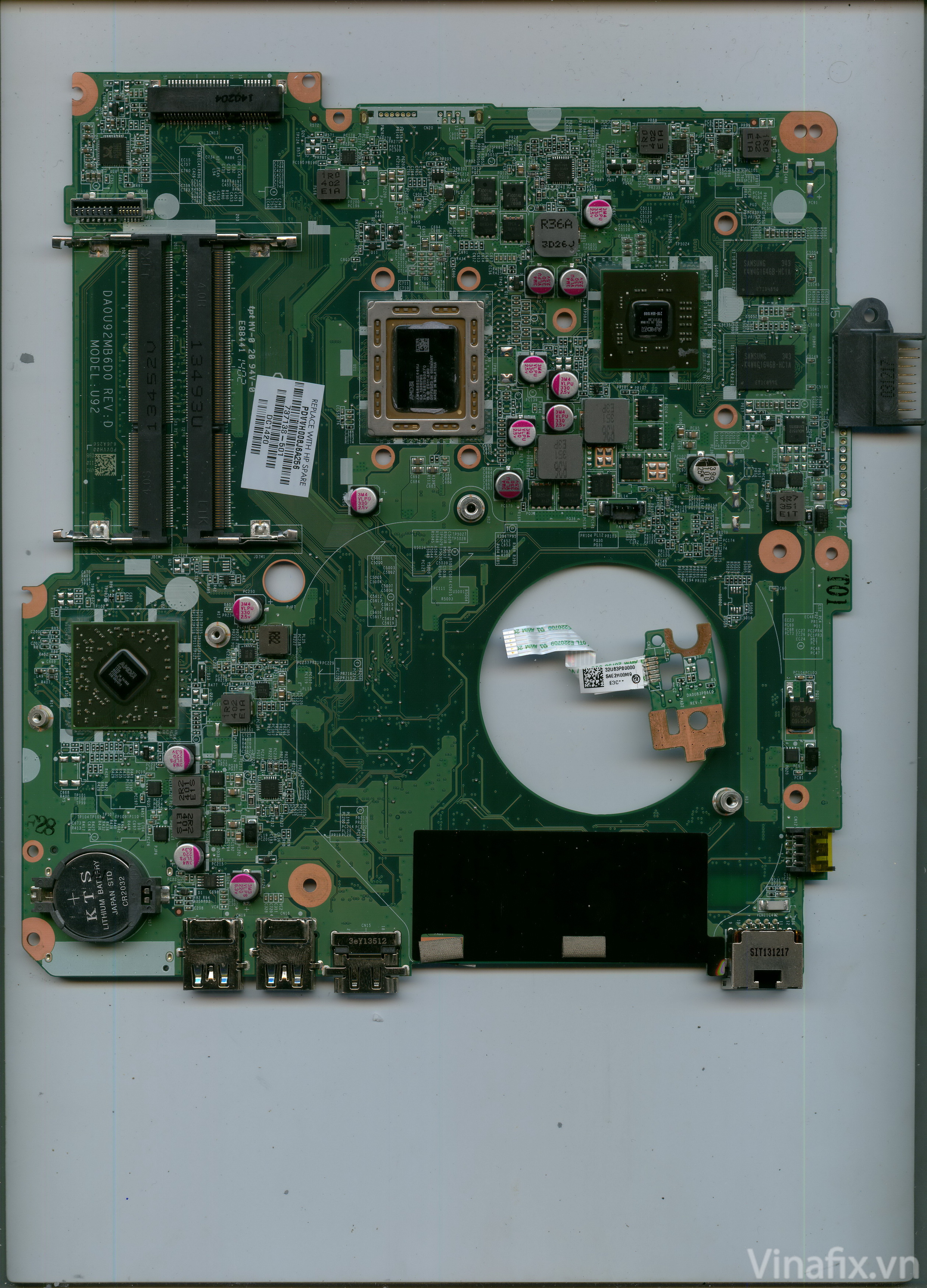 DA0U92MB6D0 REV.D | Vinafix.com