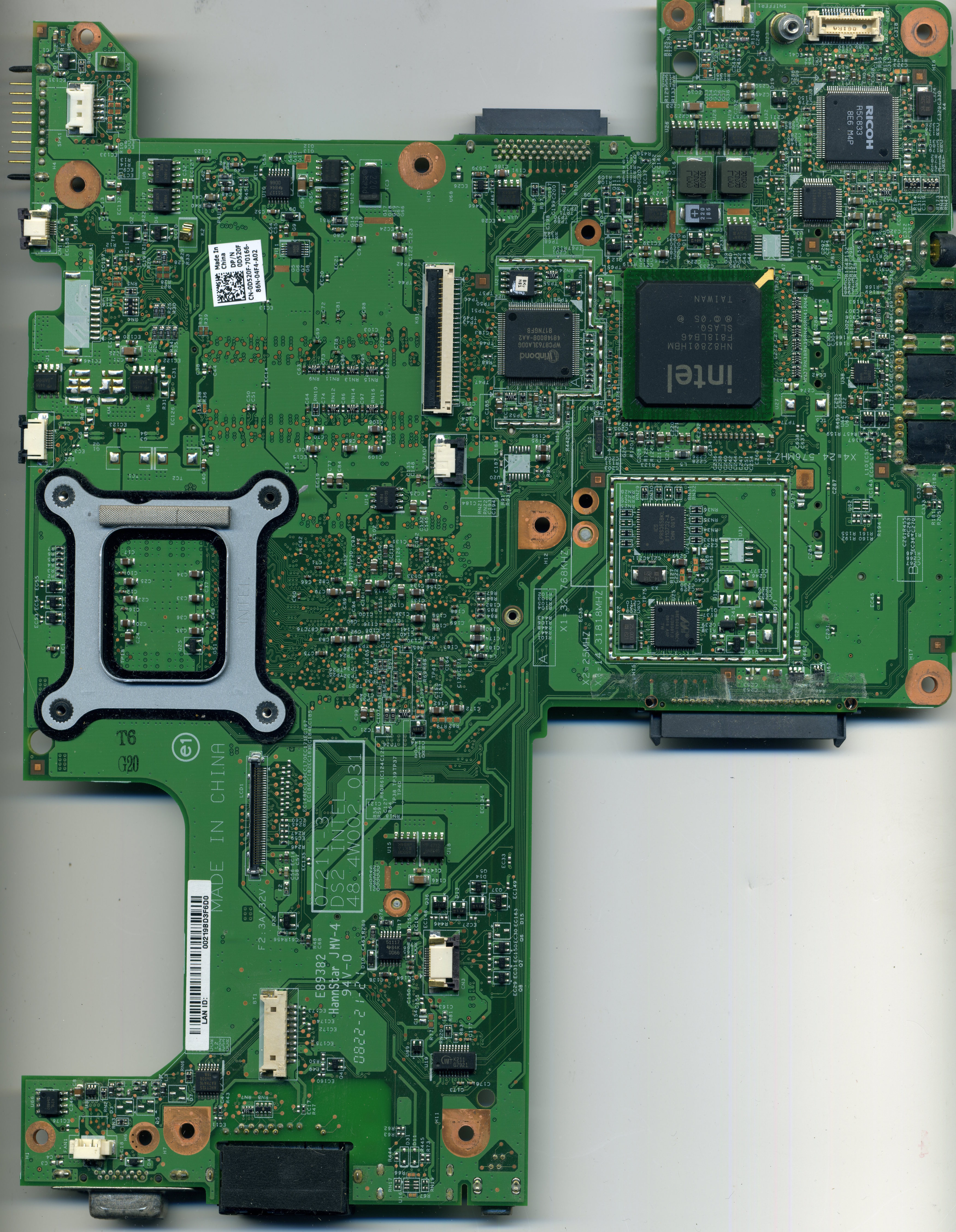 Dell inspiron 1525 on sale motherboard