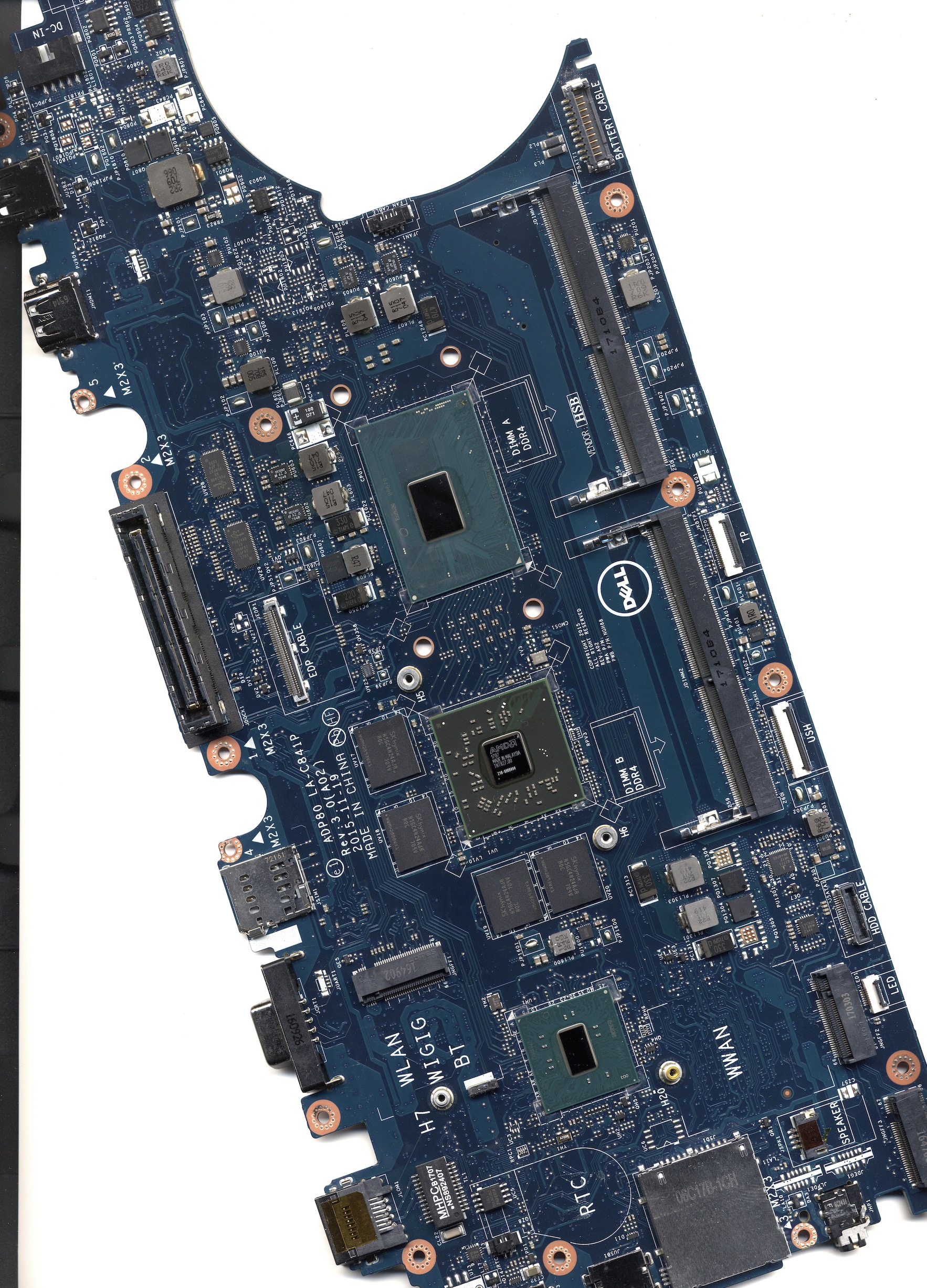 Dell Latitude E5570 (ADP80 LA-C841P rev 3.0 (A02)) Skylake