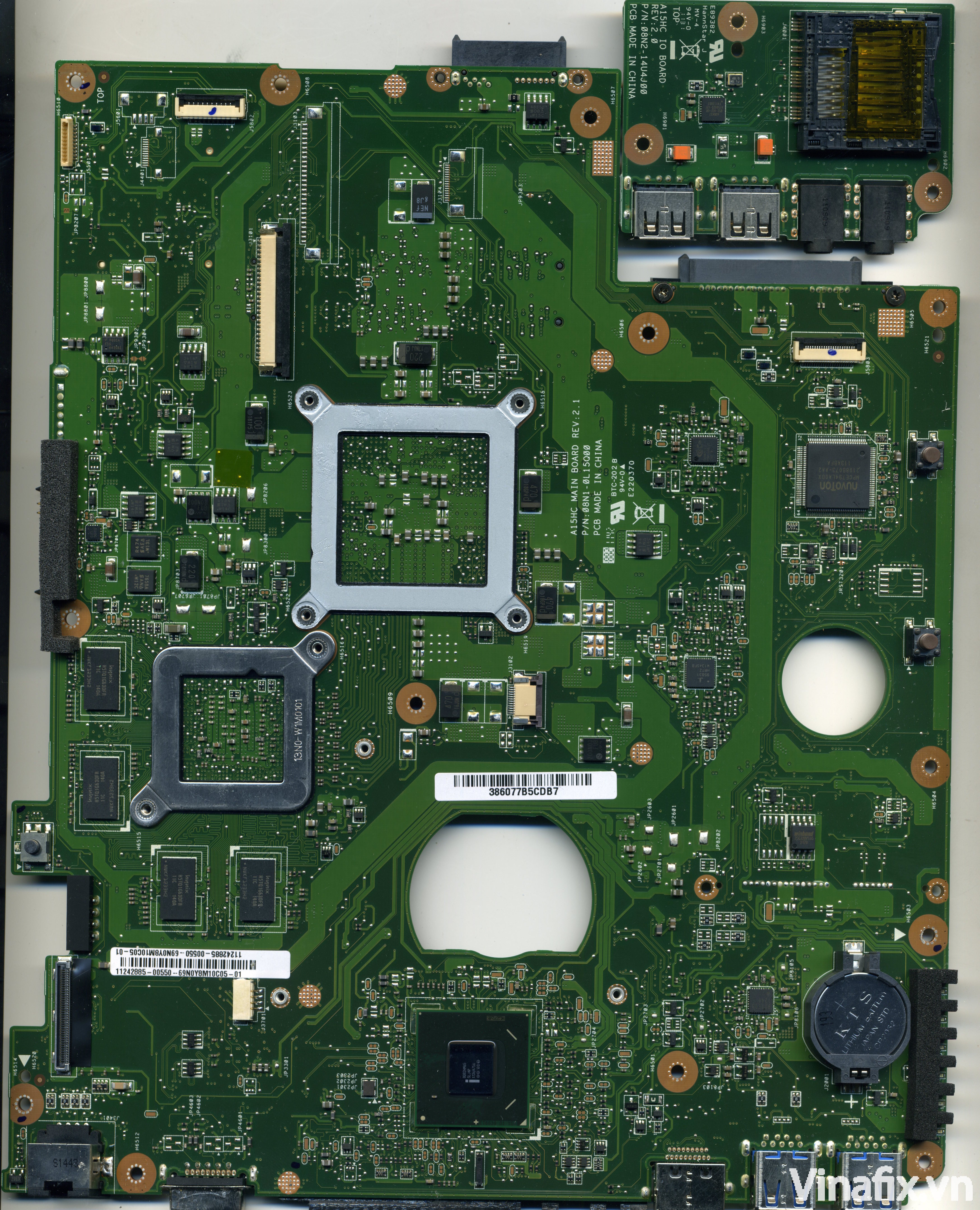 DNS A15HE  Pegatron A15HC rev: 2.1