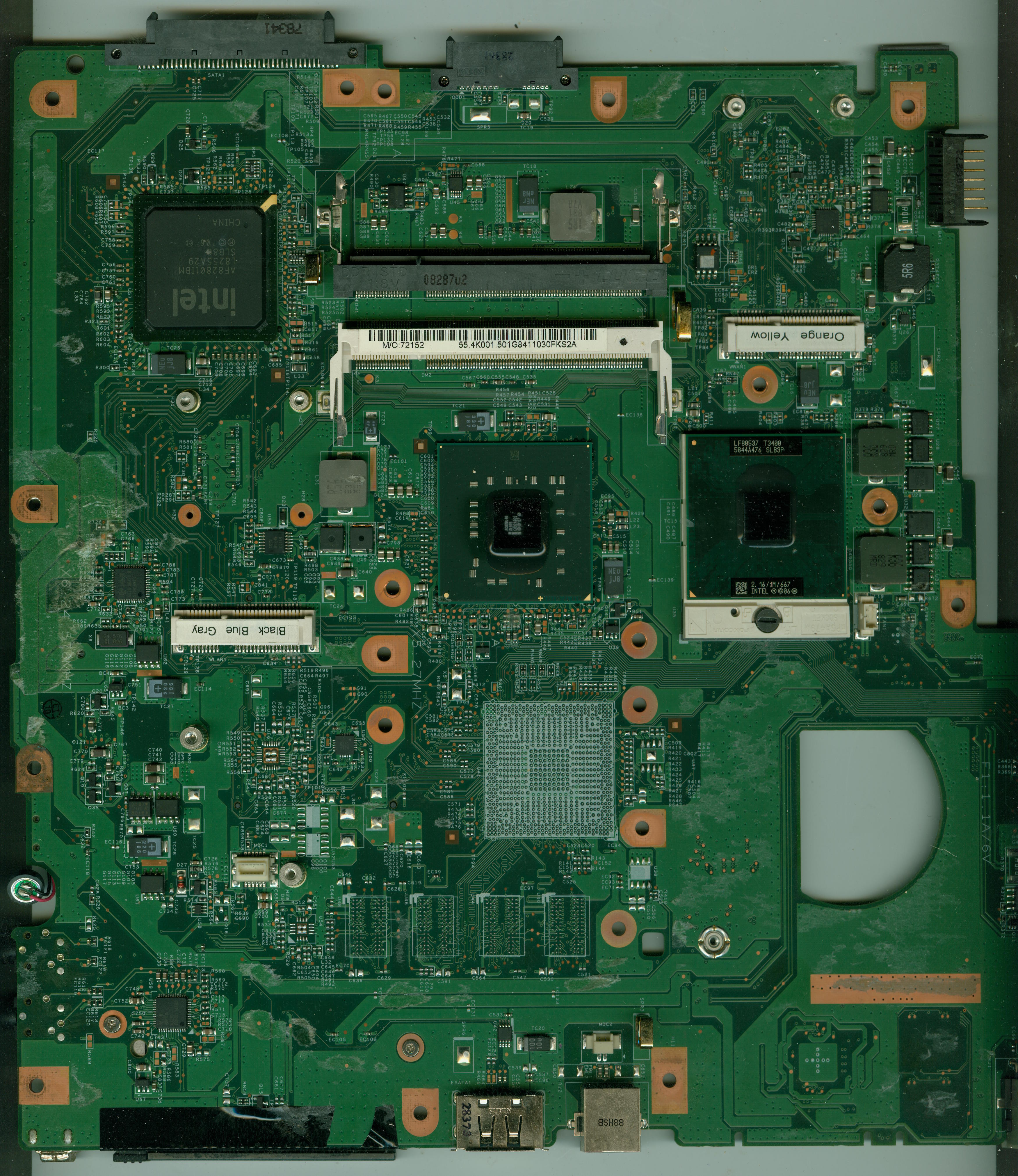 Fujitsu Siemens ESPRIMO Mobile V6535 (Model MS2239) - Wistron D45 MB 07248-2 002