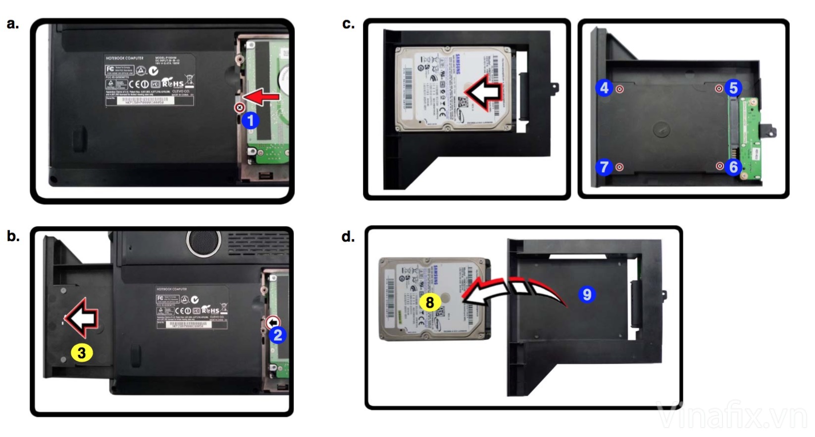 Hard Disk From The Secondary HDD Bay