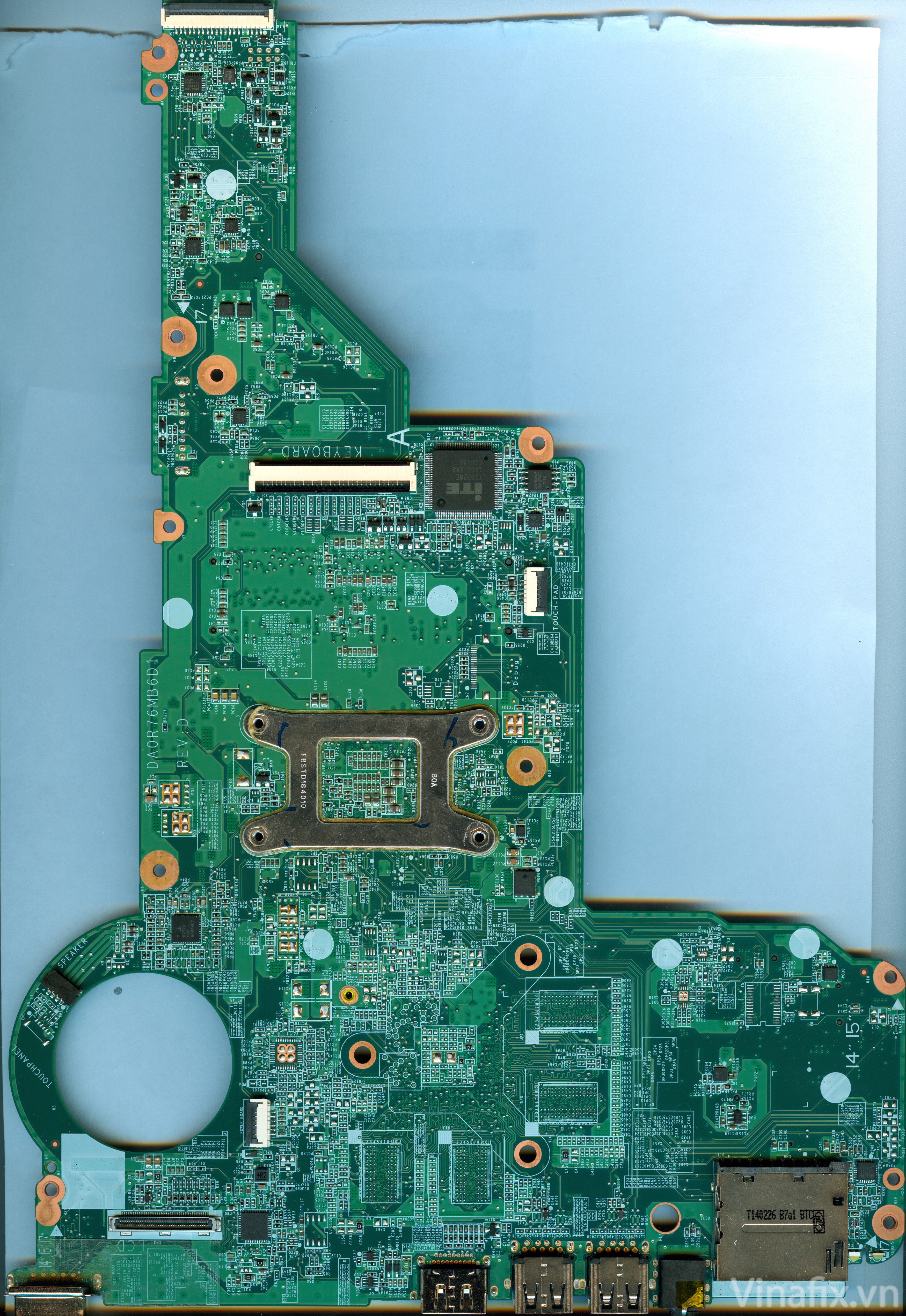 Hp 17-e104sr DA0R76MB6D1 REV- D R76 UMA