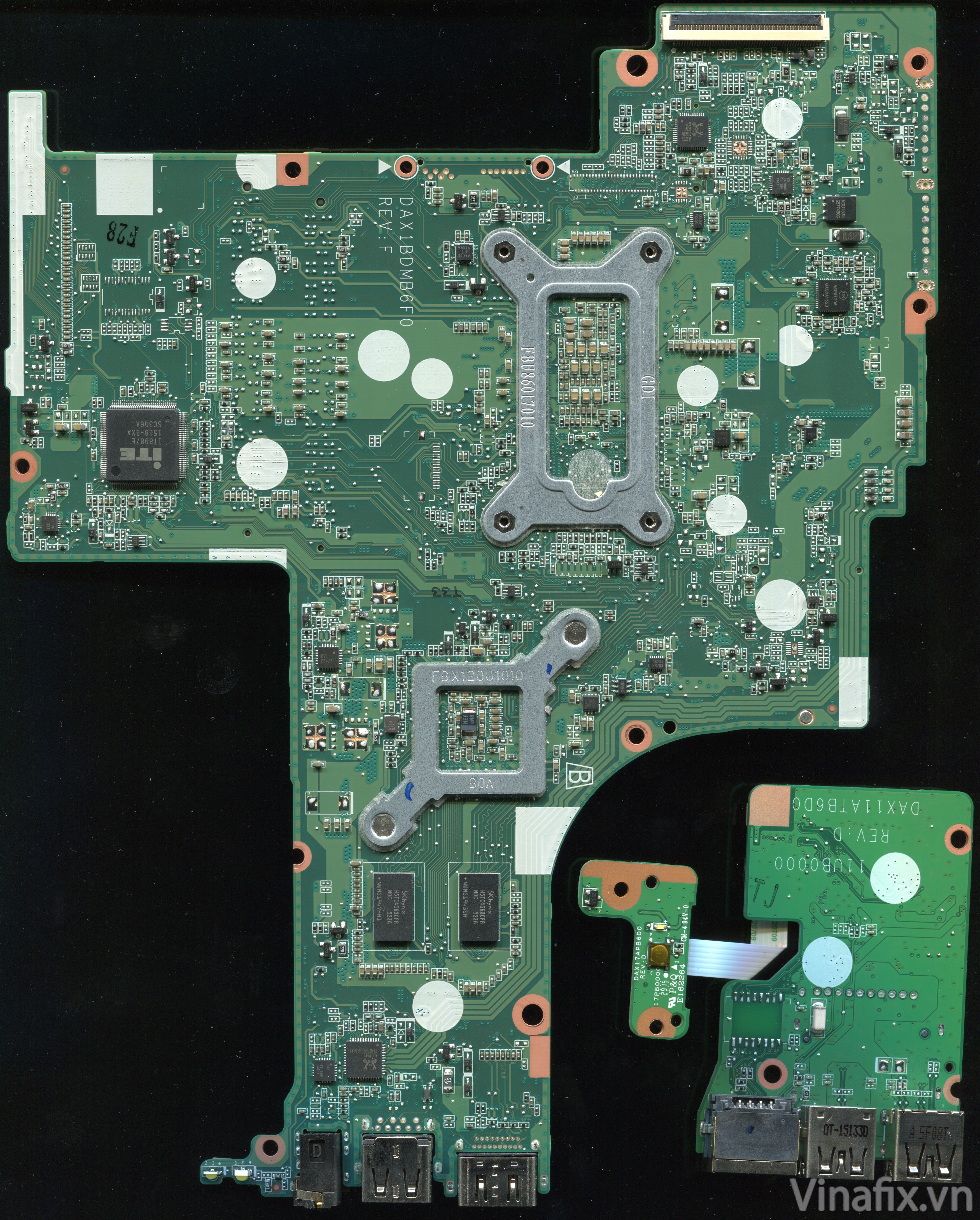 HP Pavilion 15-ABxxx DAX1BDMB6F0, X1BD Rev:F
