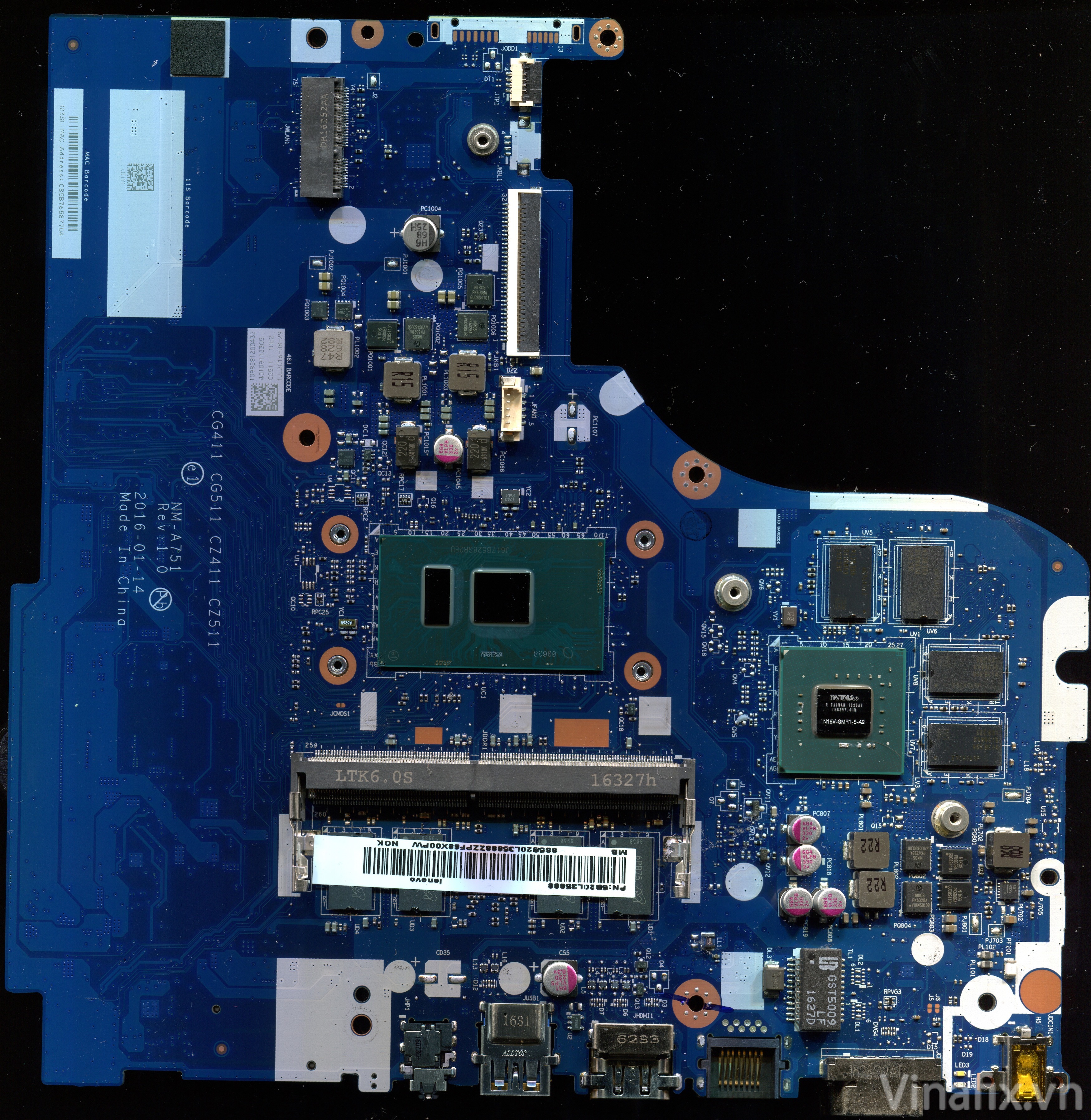 Lenovo IdeaPad 310-15ISK (NM-A751 Rev.1.0 CG411-CG511-CZ411-CZ511)
