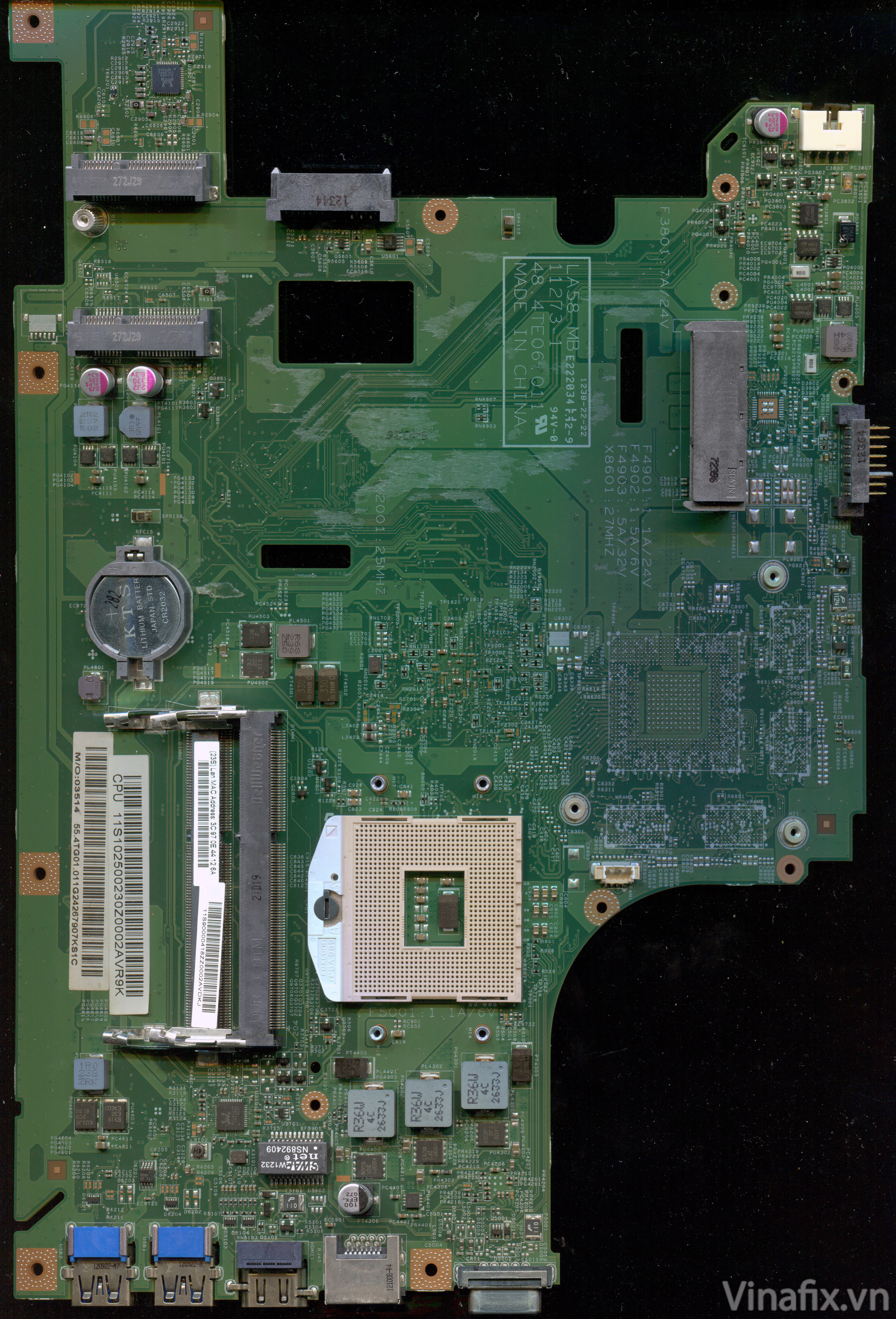 Lenovo V580 B590 La58 Mb 11273 1 Vinafix Com