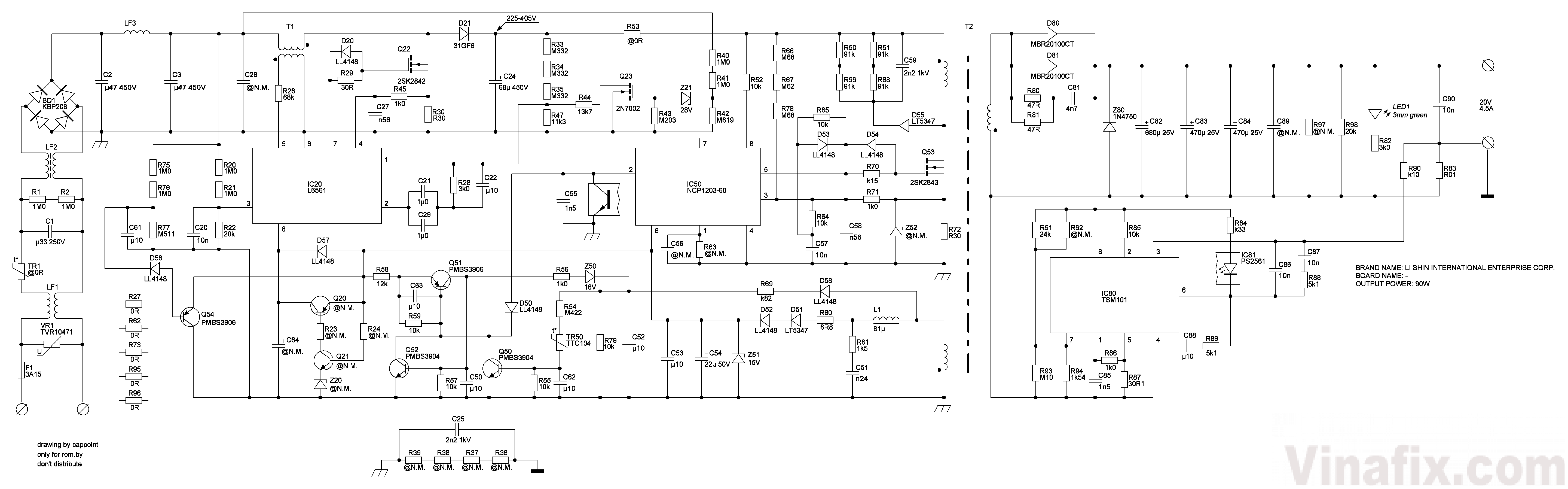 L6561 схема включения