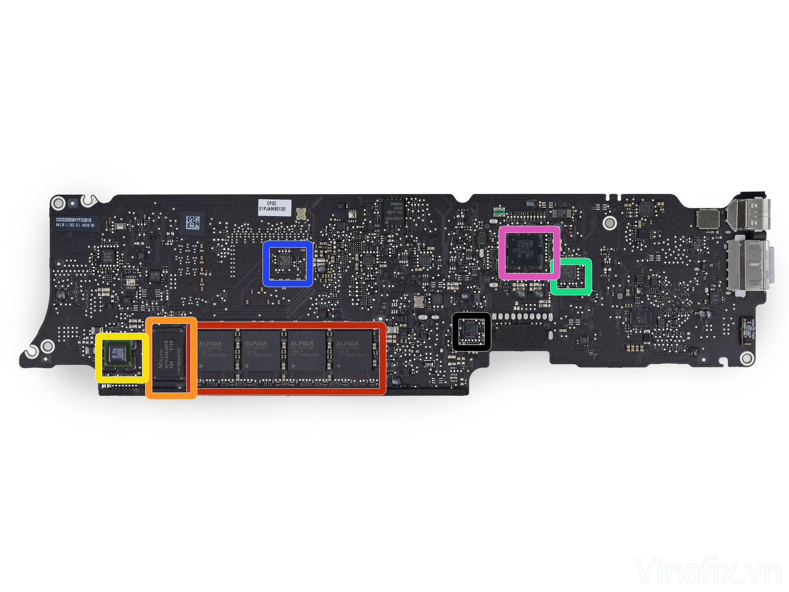 MacBook Air 11" Mid 2013 820-3435-A