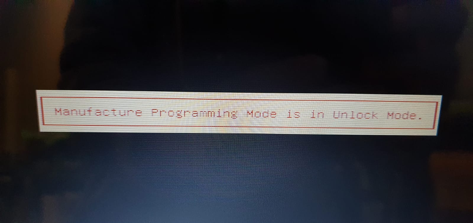 Manufacture Programming Mode is in Unlock Mode.jpeg | Vinafix.com
