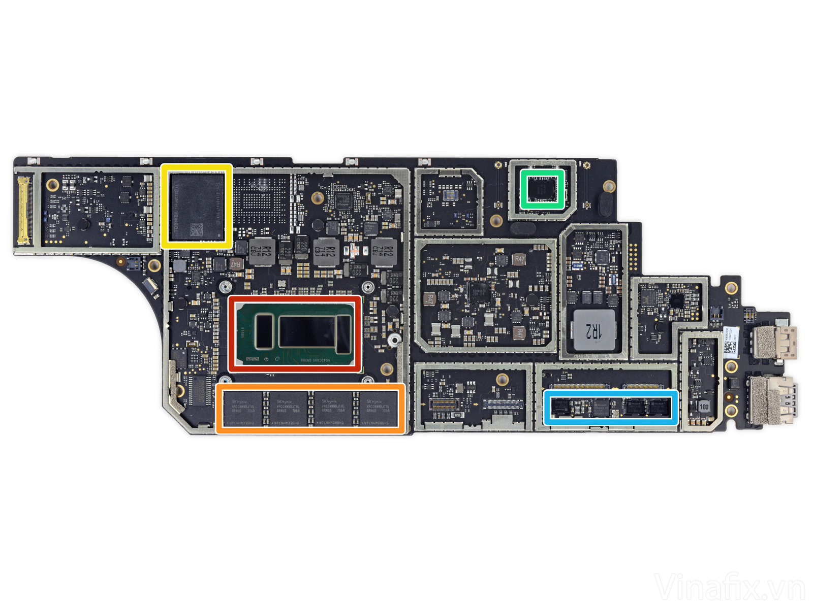 Microsoft Surface Laptop 1769 MICROSOFT PCB M1029273-001 05-01 UMT-KS_