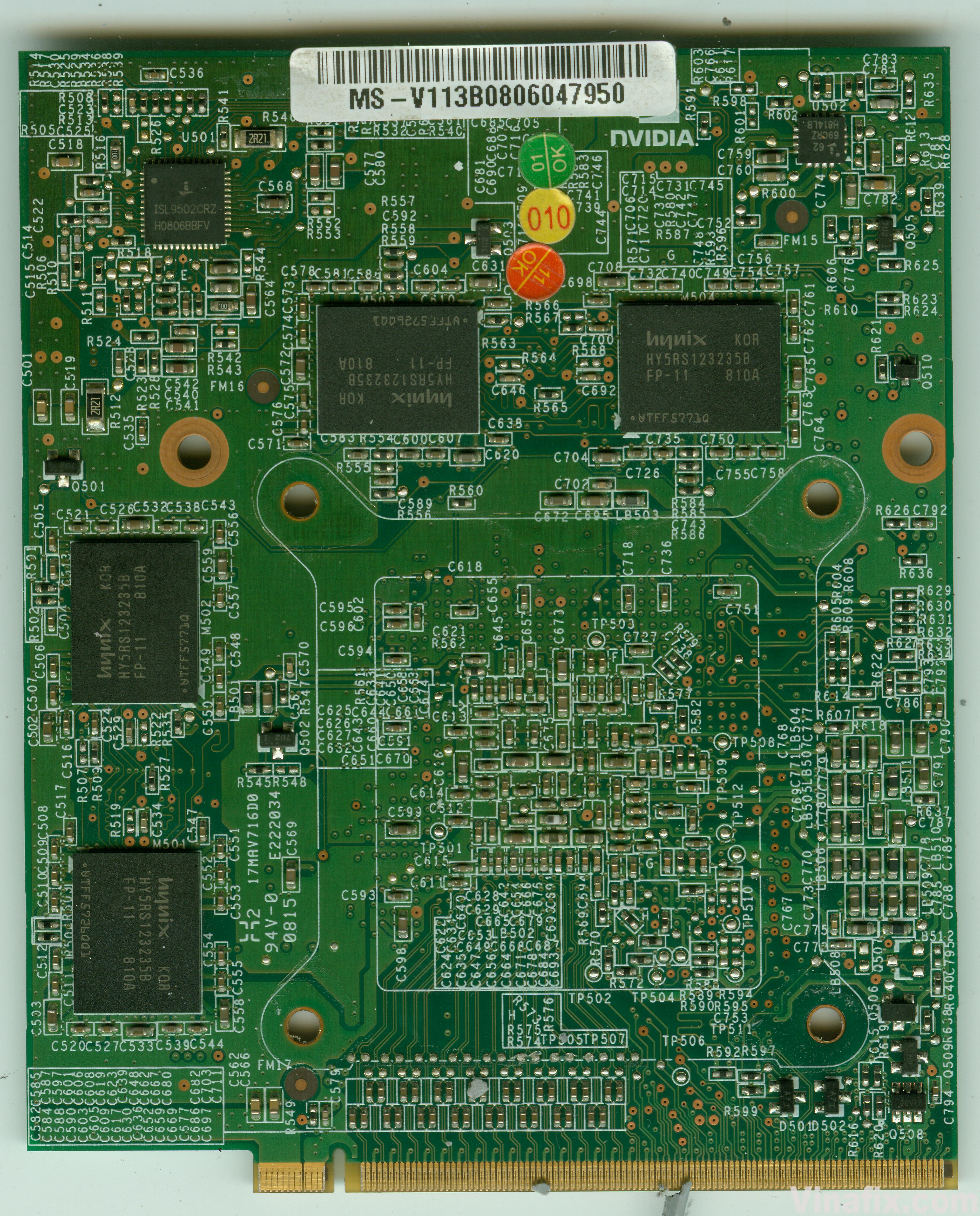 Nvidia V113 VER 2.1 - VG.8ES06.001(G84-725-A2) - Acer Aspire 8920G B