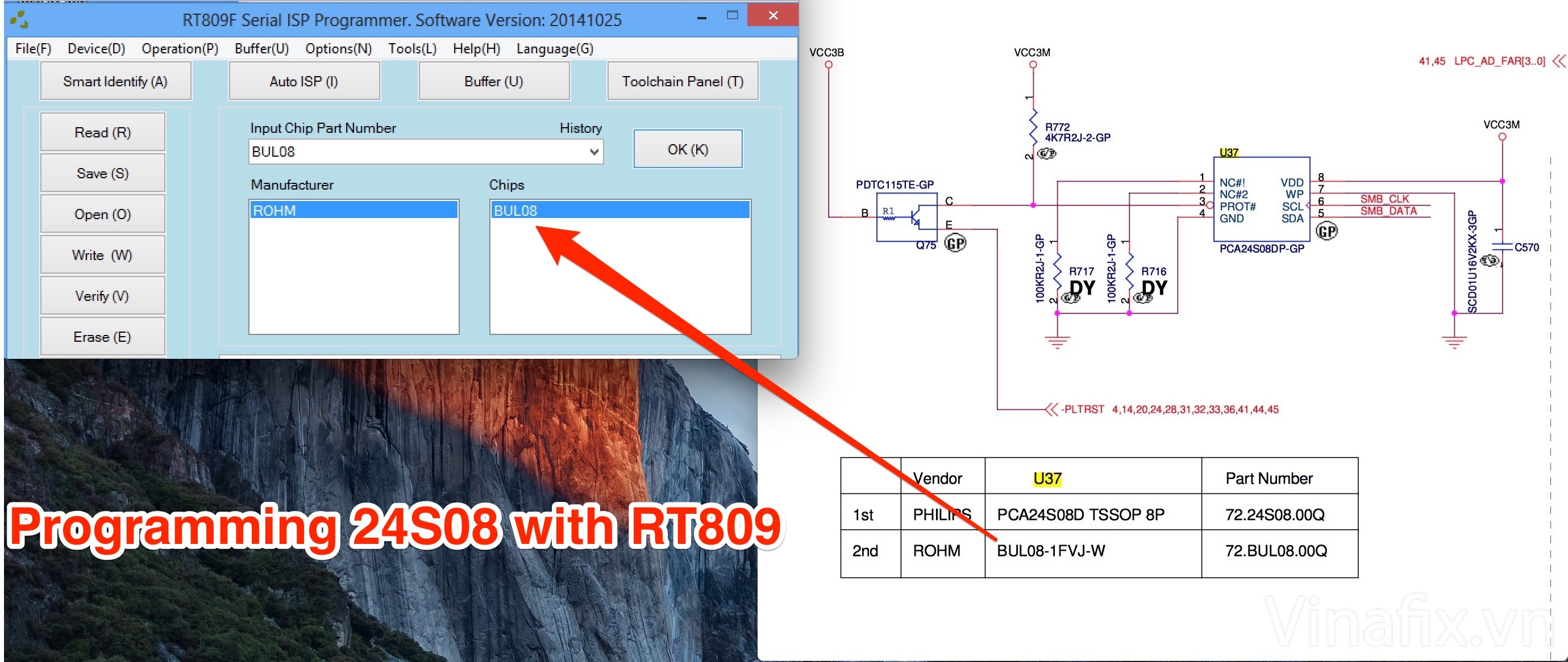 Programming 24S08 With RT809