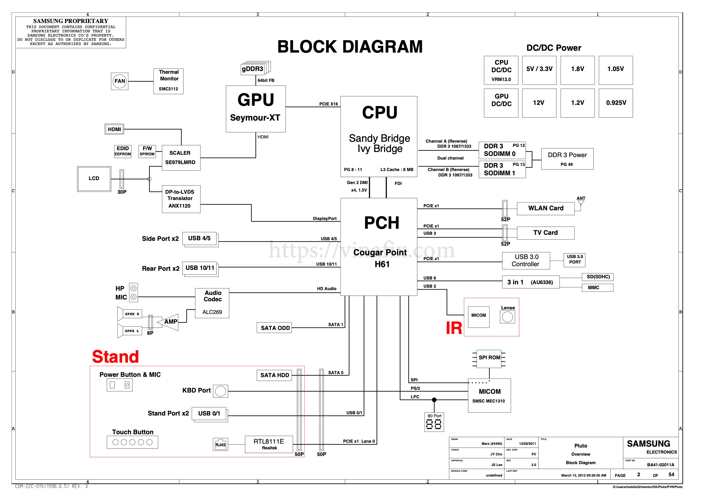 Моноблок samsung dp300a2a разборка