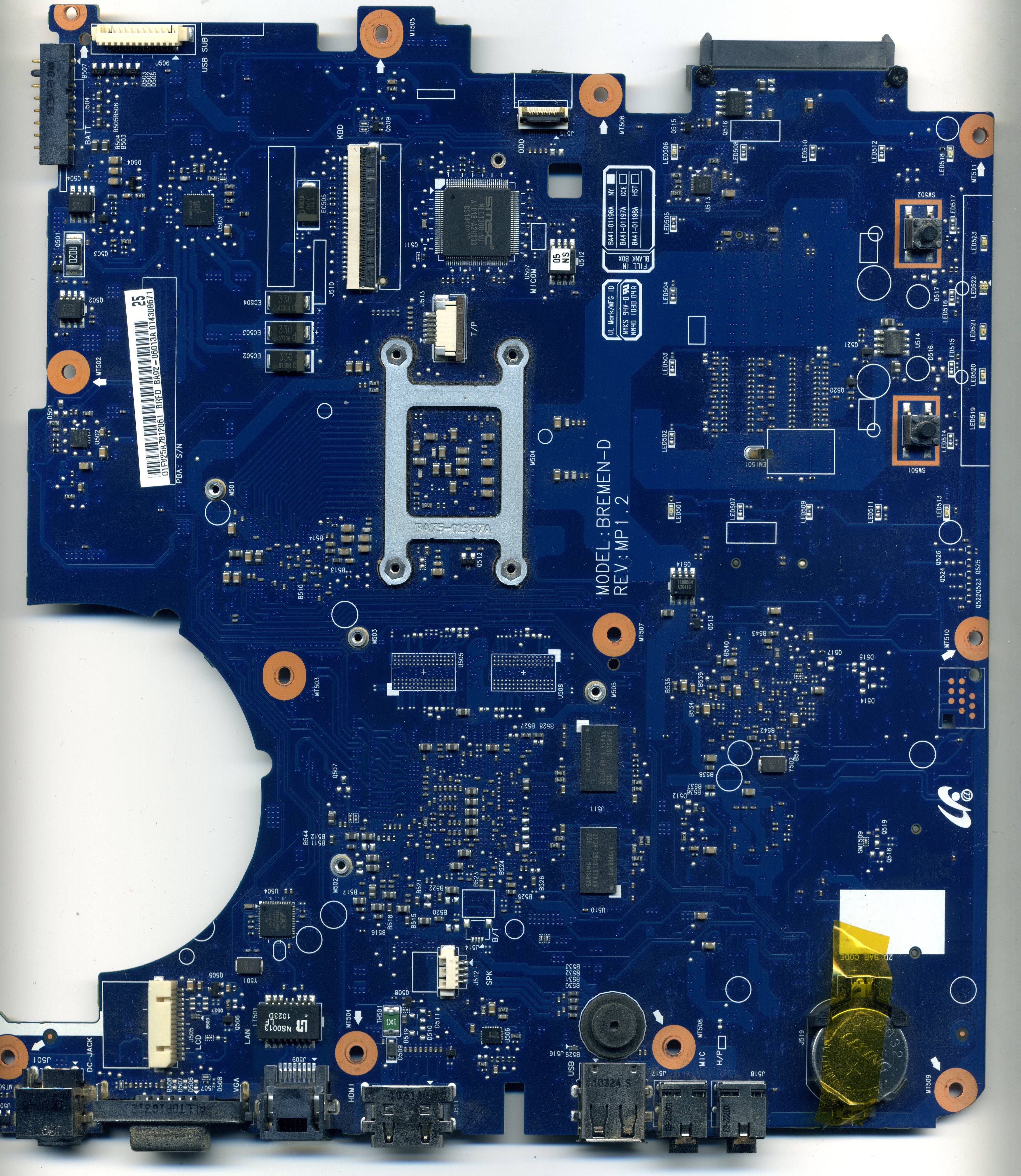 Samsung NP-RV408 Scala-14 UL Rev MP1.0 BA41-01196A 002