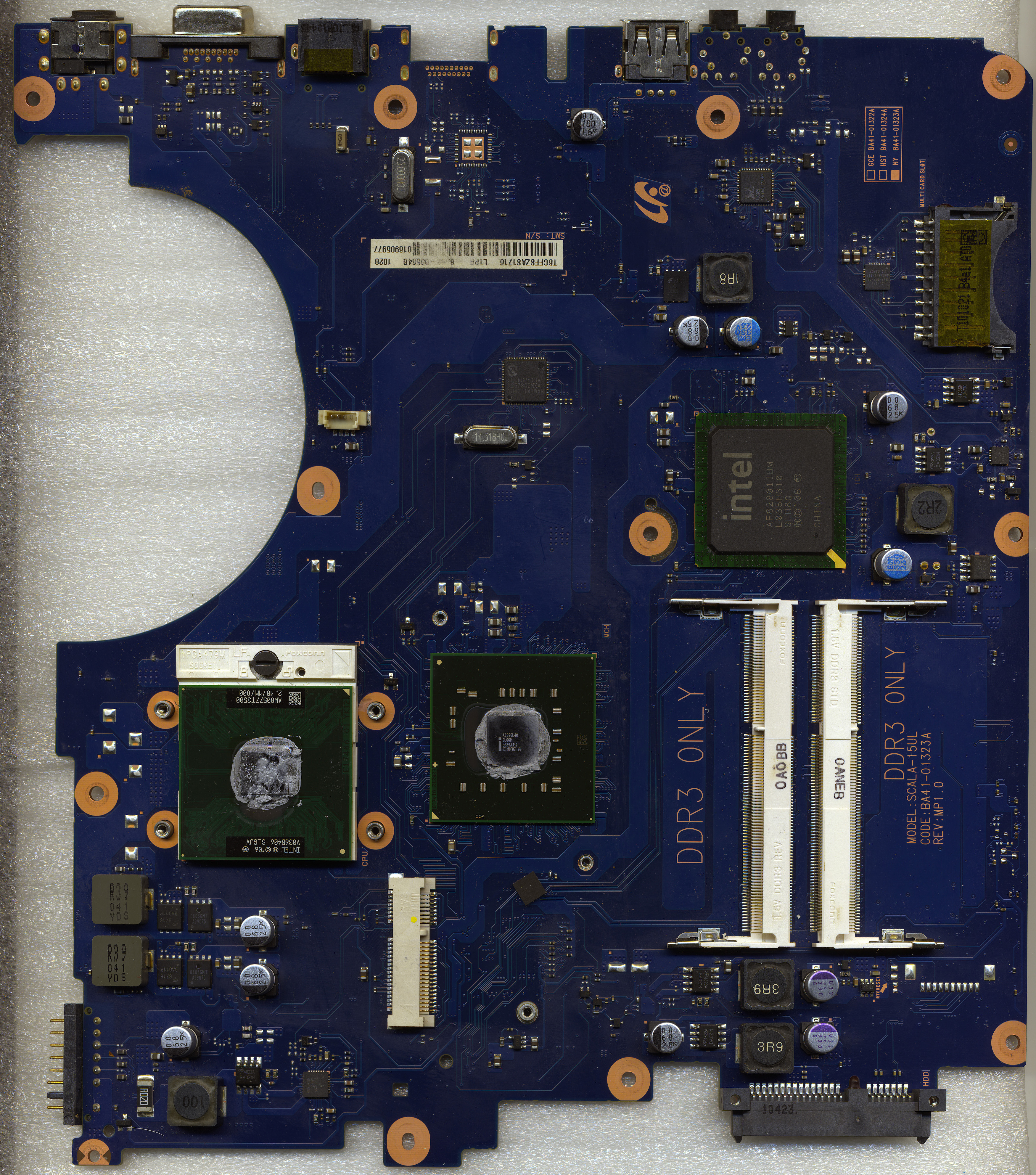 Samsung NP-RV510-A01UA SCALA-15UL BA41-01323A NY Rev.MP1.0 P.n.BA92-06564 002