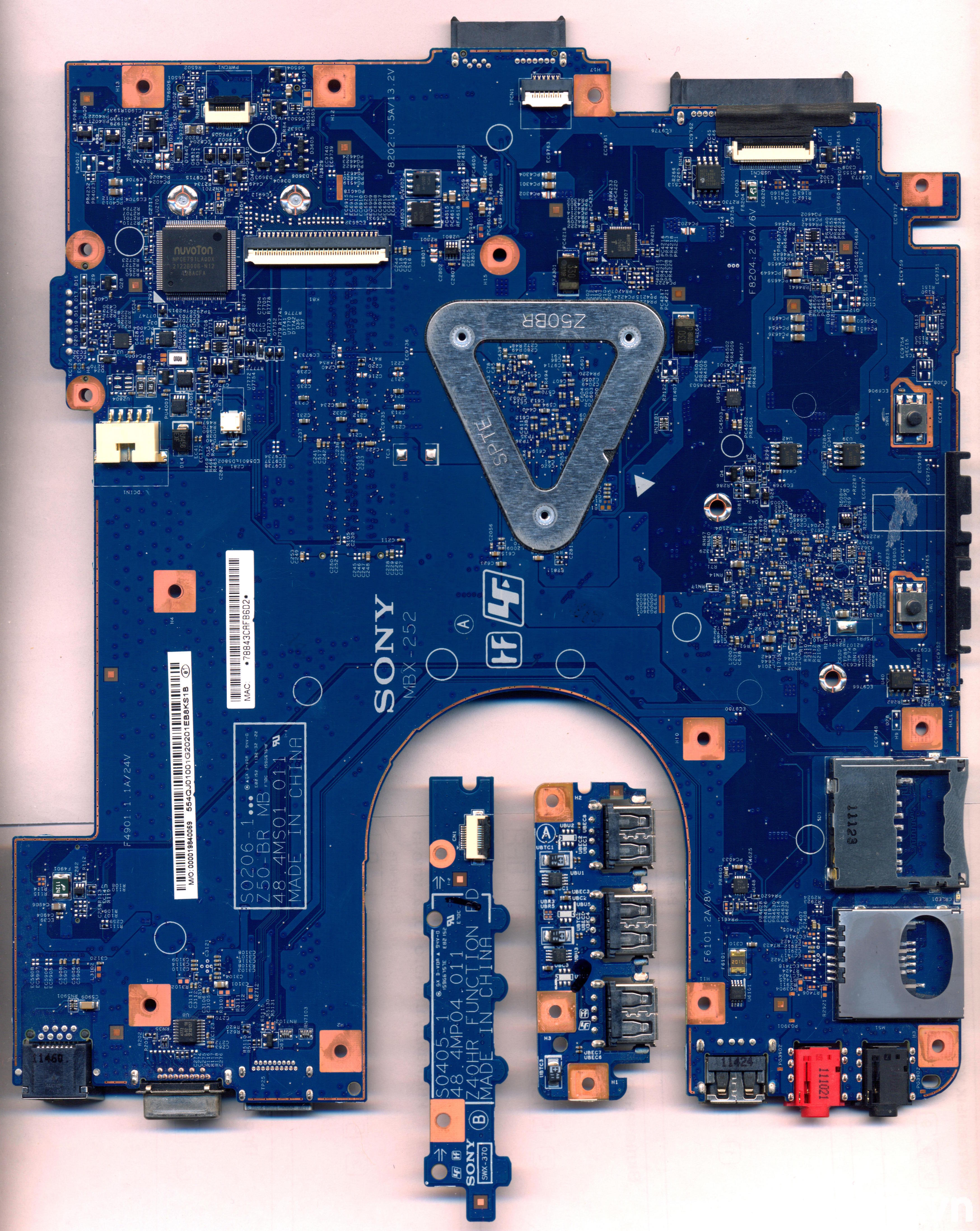 Sony VPCEL2S1R PCG-71C12V MBX-252 Z50-BR | Vinafix.com