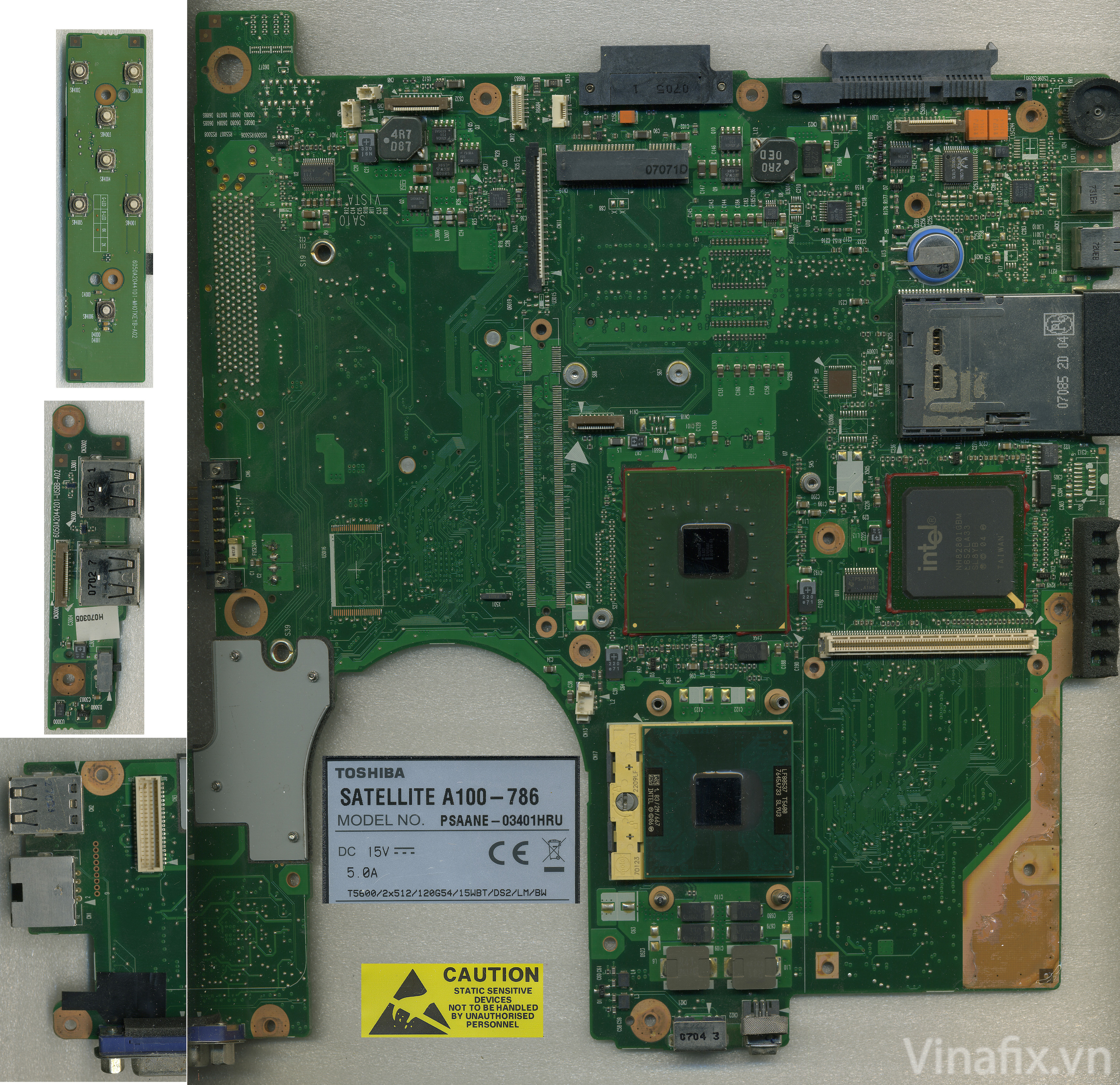 Toshiba Satelite A100-786 PSAANE-03401HRU [ 6050A2101801-MB-A03 Rev.2.02 SA10 VISTA ] - UMA_