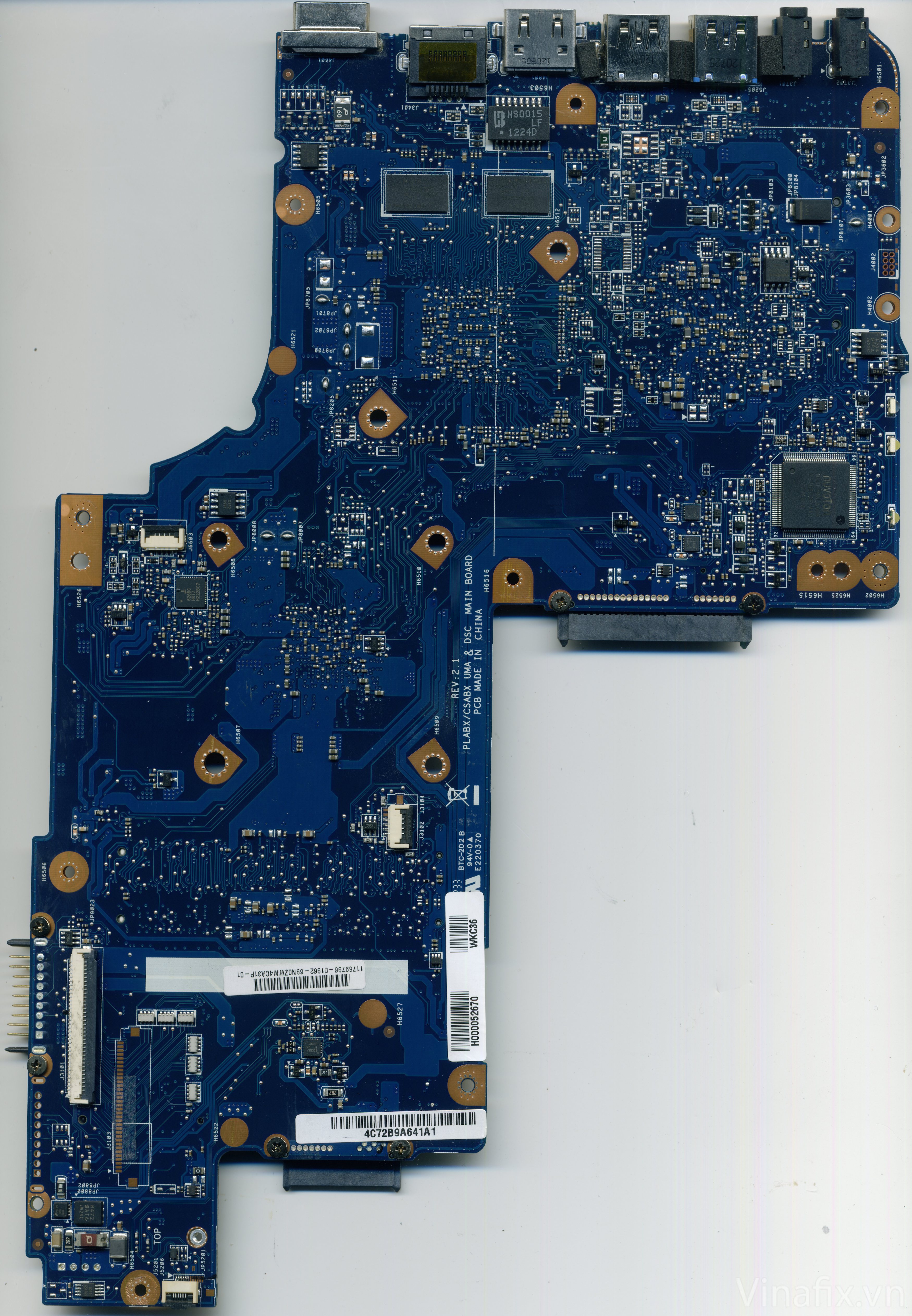 Toshiba Satellite C850D-D6S Pegatron PLABX/CSABX UMA & DSC rev2.1